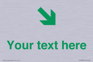 Custom Safe Condition inverse: Green Down right arrow